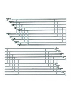 LOT DE 10 GARDE-CORPS FIXE 3M