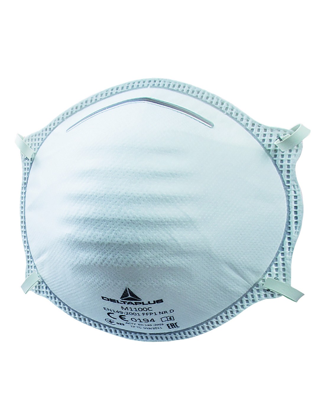 MASQUE ANTIPOUSSIERE (LOT DE 20) BLANC - Masque Respiratoire Chant