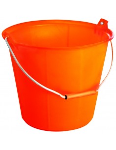 SEAU ORANGE 13L POIGNEE +...