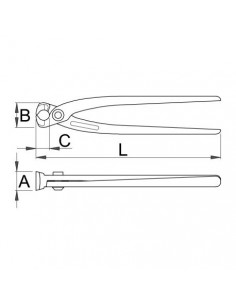 TENAILLE RUSSE 22 CM 2