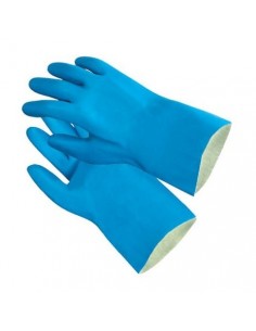 GANT PROTECTION LATEX BLEU