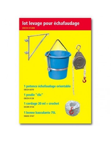 Poulie de chantier levage pour corde